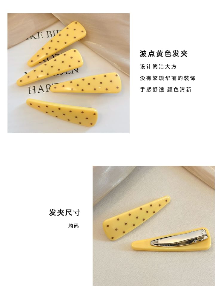 / Set Hair Clip Dotted FashionChic
