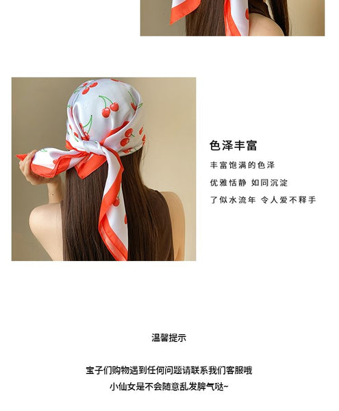 Head Print Band Cherry FashionChic