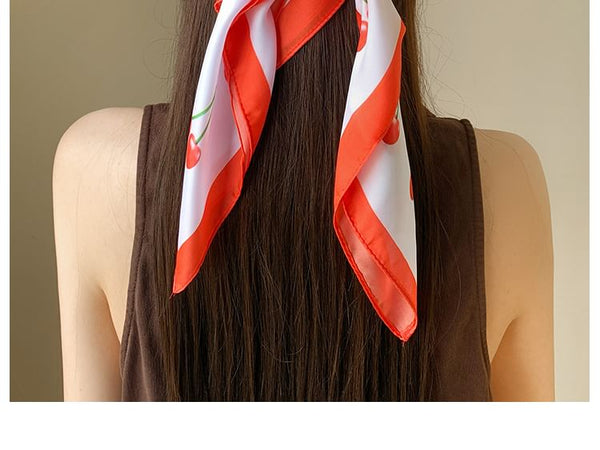 Head Print Band Cherry FashionChic