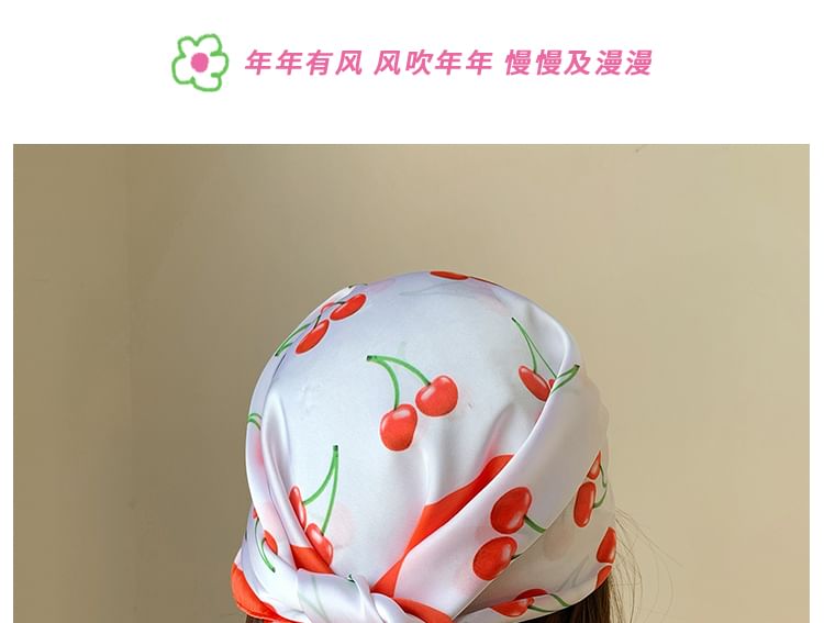 Head Print Band Cherry FashionChic