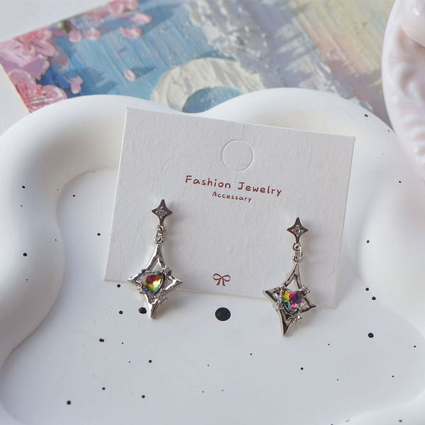 On Gemstone / Dangle Clip Earring FashionChic