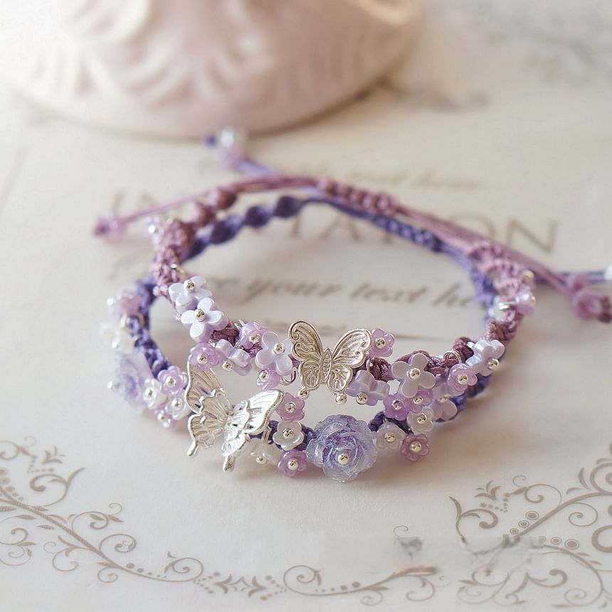Bracelet Butterfly Rope FashionChic