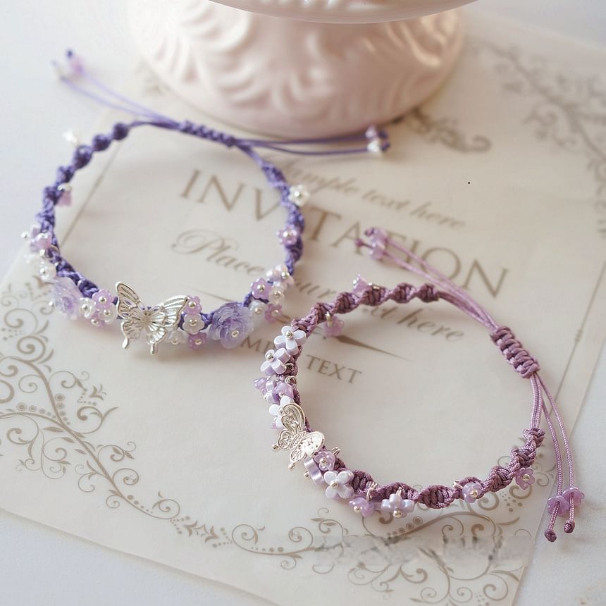Bracelet Butterfly Rope FashionChic