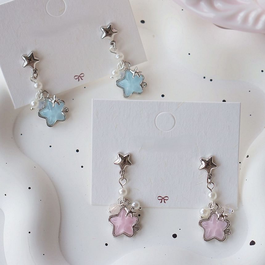 / On Earring Star Dangle Clip FashionChic