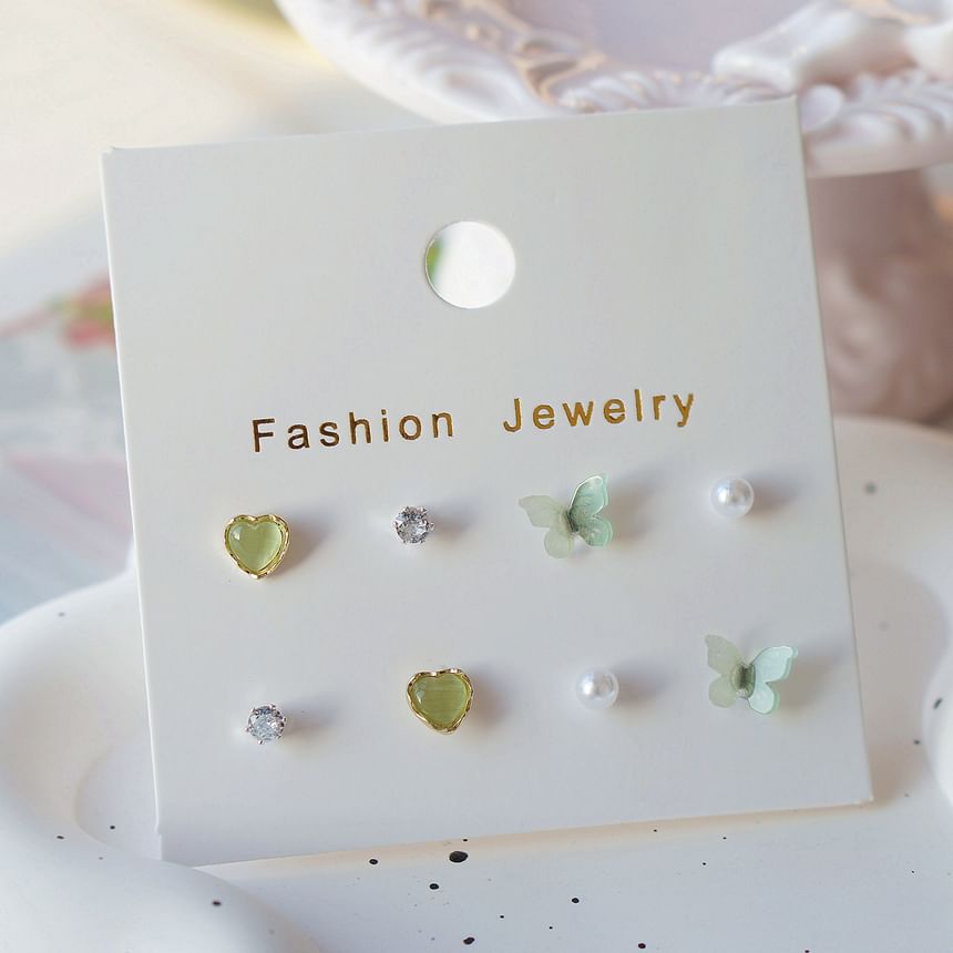 Set Stud Earring Butterfly FashionChic