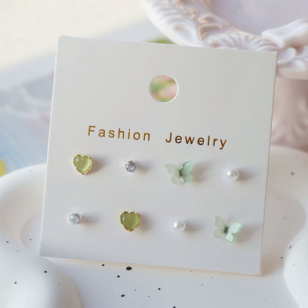 Set Stud Earring Butterfly FashionChic