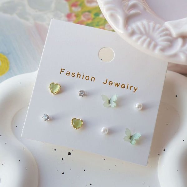 Set Stud Earring Butterfly FashionChic