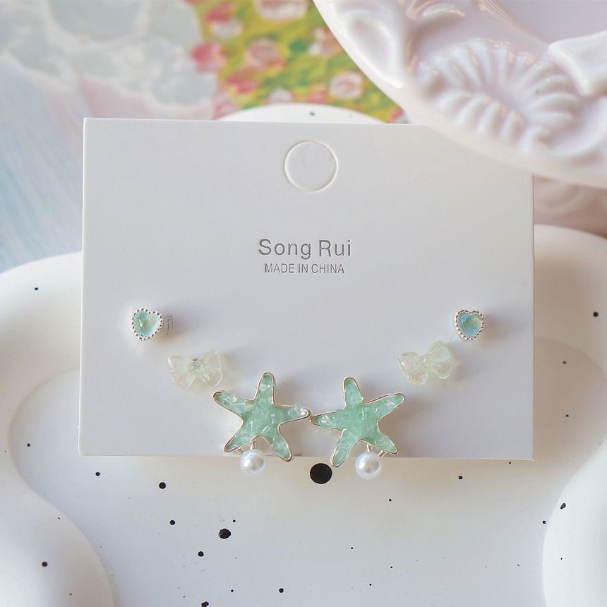 Stud Earring Set Starfish FashionChic