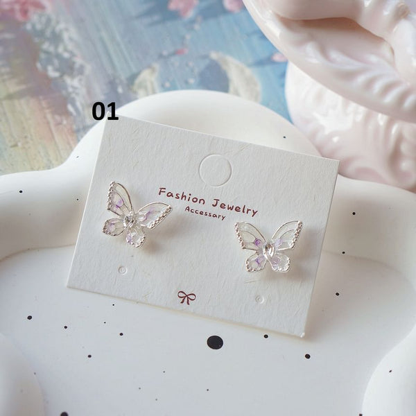 / Earring Dangle Clip Butterfly On FashionChic