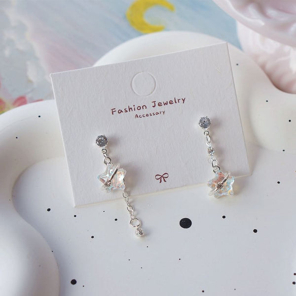 Asymmetrical Dangle Clip On / Star Earring FashionChic