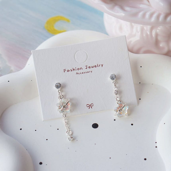 Asymmetrical Dangle Clip On / Star Earring FashionChic