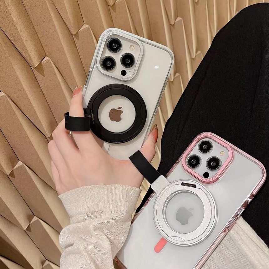 with Strap Stand MagSafe) (Compatible Finger Magnetic FashionChic