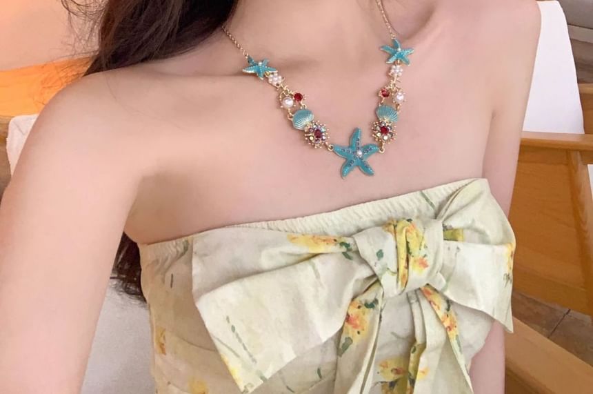 Starfish Necklace FashionChic