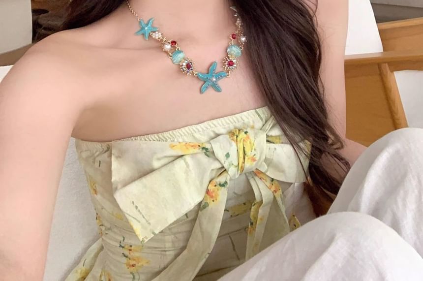 Starfish Necklace FashionChic