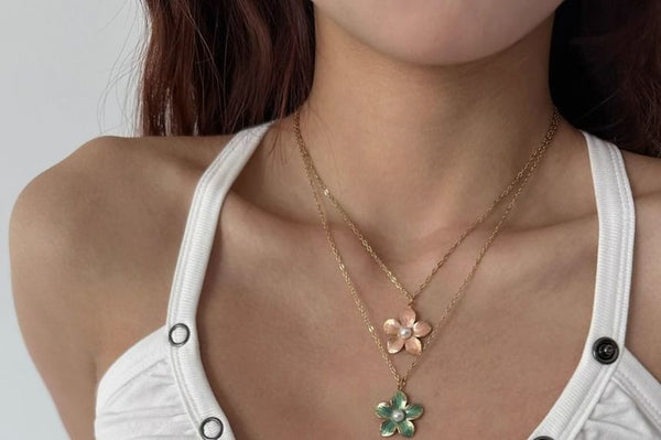 Necklace Floral FashionChic
