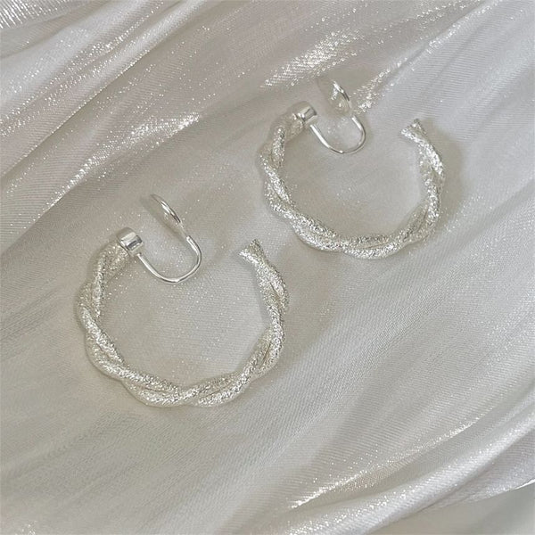 Earring Twisted Huggie FashionChic