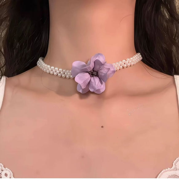 Choker Beaded Floral FashionChic