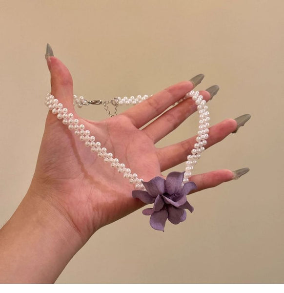 Choker Beaded Floral FashionChic