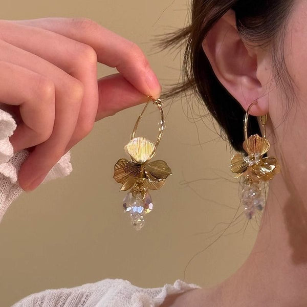 Floral Earring Hoop FashionChic