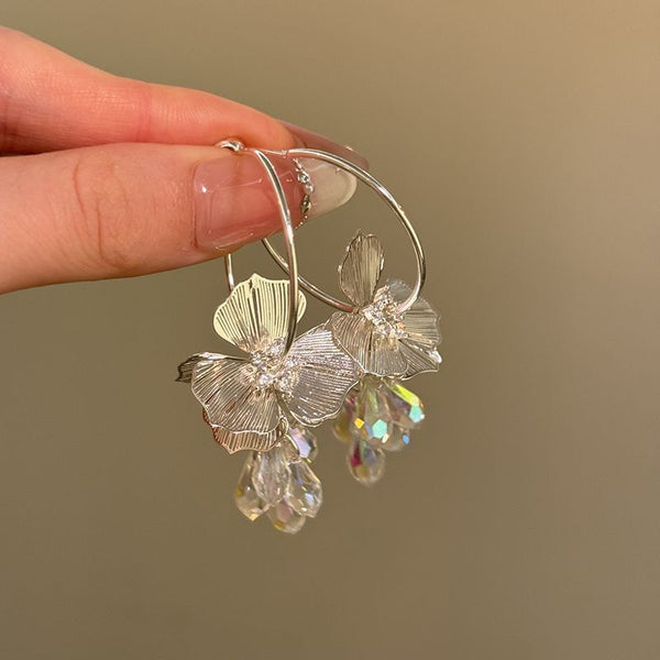 Floral Earring Hoop FashionChic
