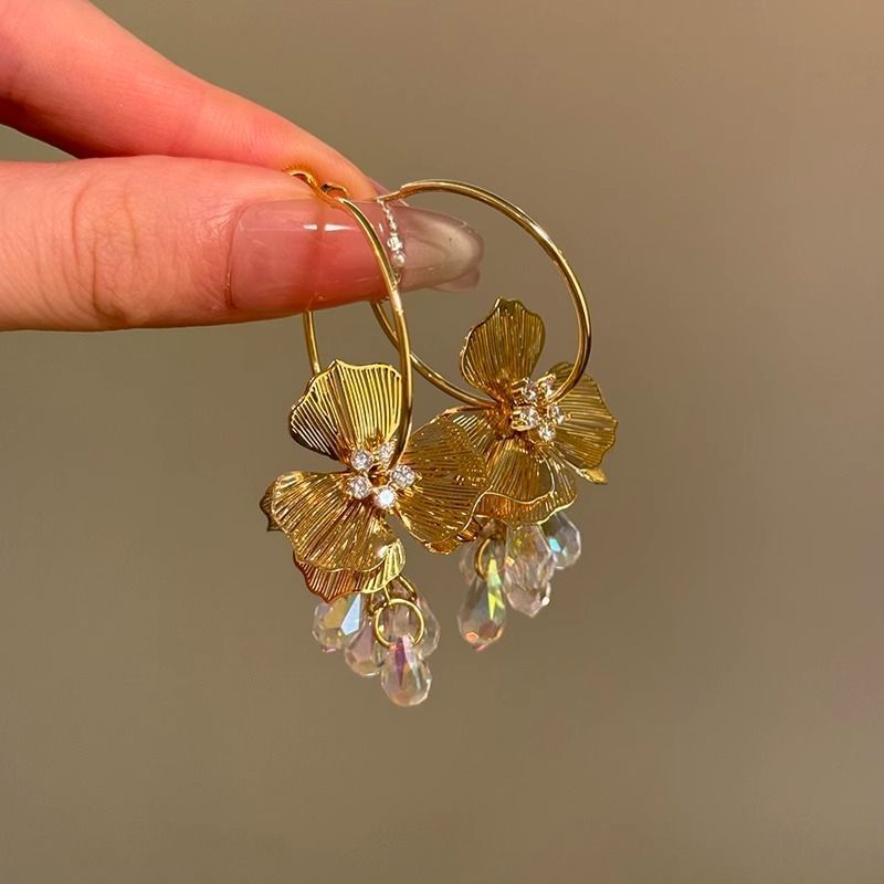 Floral Earring Hoop FashionChic