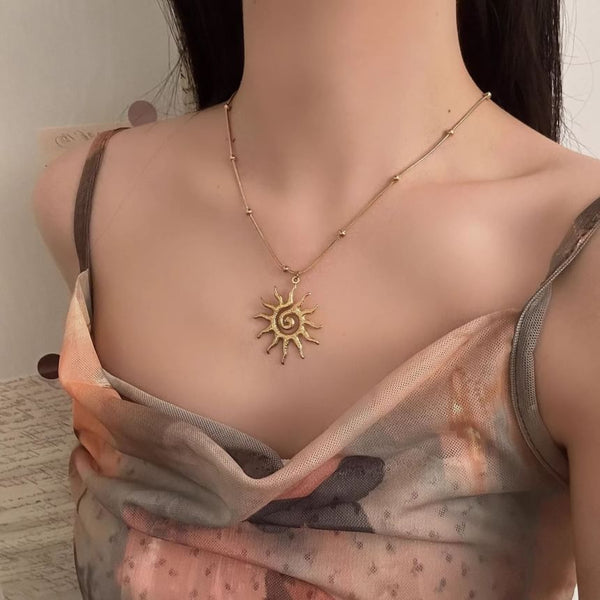 Sun Necklace FashionChic