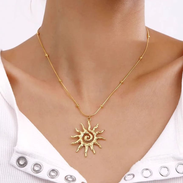 Sun Necklace FashionChic