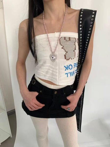 Heart Beaded Necklace FashionChic