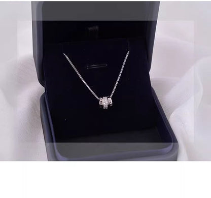 Hoop CZ Necklace FashionChic