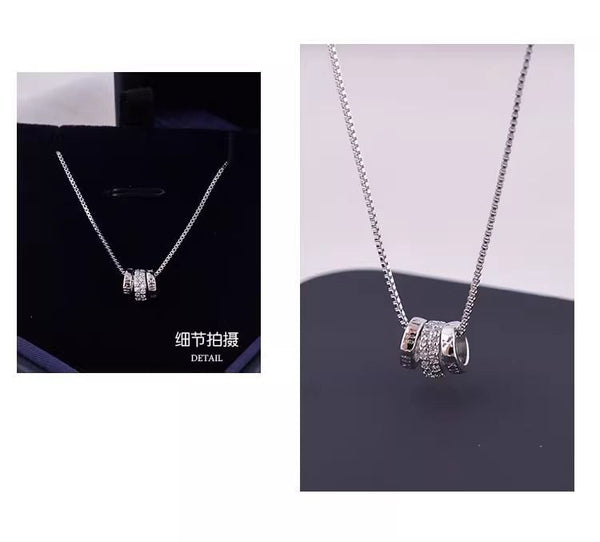 Hoop CZ Necklace FashionChic