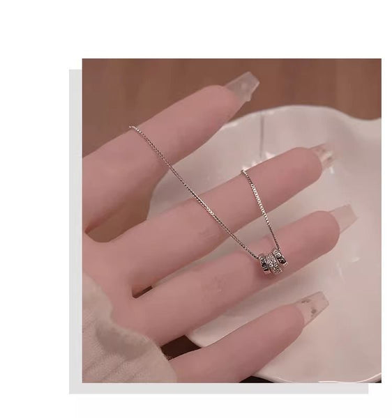 Hoop CZ Necklace FashionChic