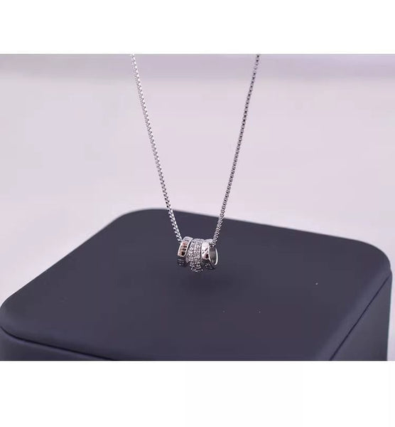 Hoop CZ Necklace FashionChic