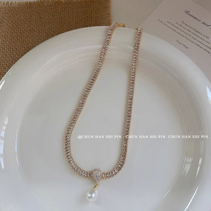 Faux Necklace Pearl FashionChic