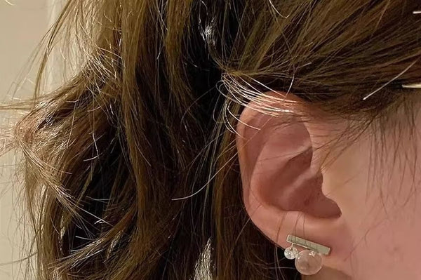 Rod CZ Earring Stud FashionChic