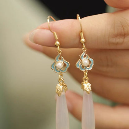 Jade Earring Dangle FashionChic