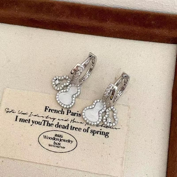 Calabash Hoop Earring CZ FashionChic