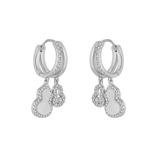 Calabash Hoop Earring CZ FashionChic