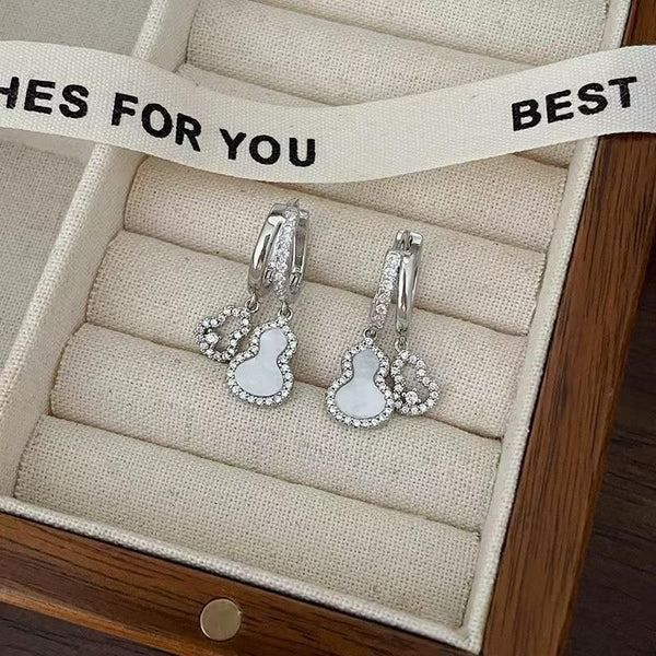 Calabash Hoop Earring CZ FashionChic