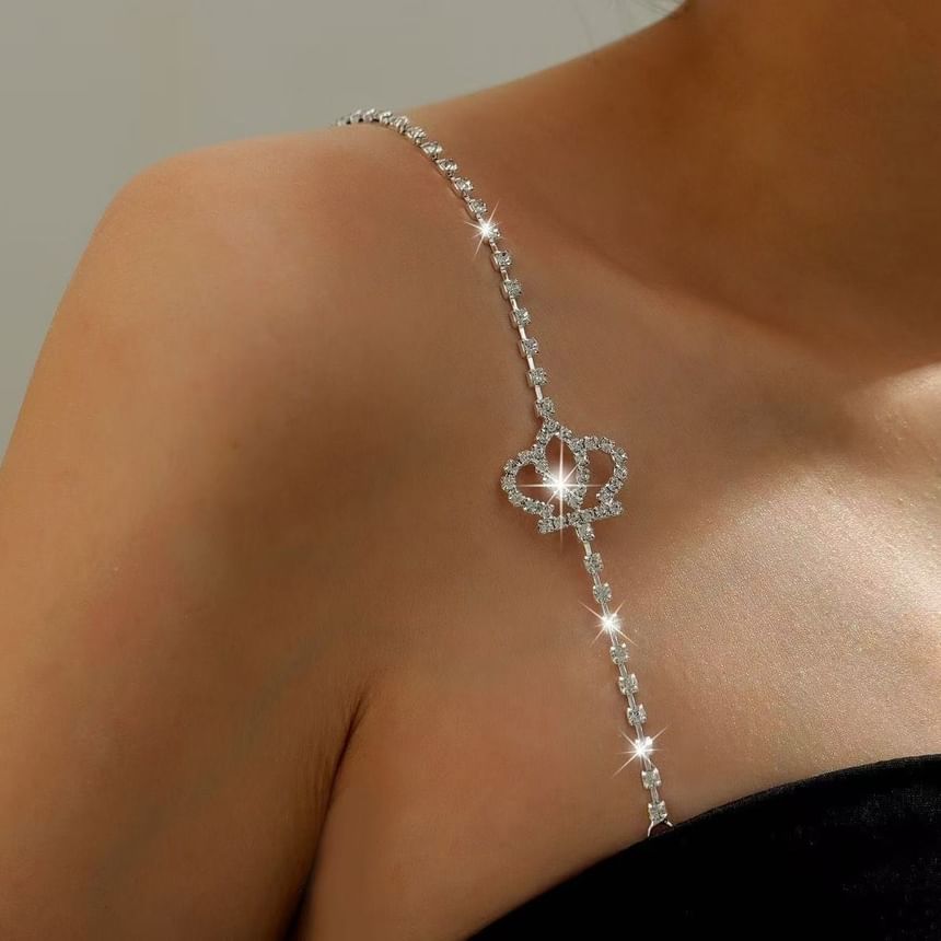 Strap Bra Heart CZ FashionChic