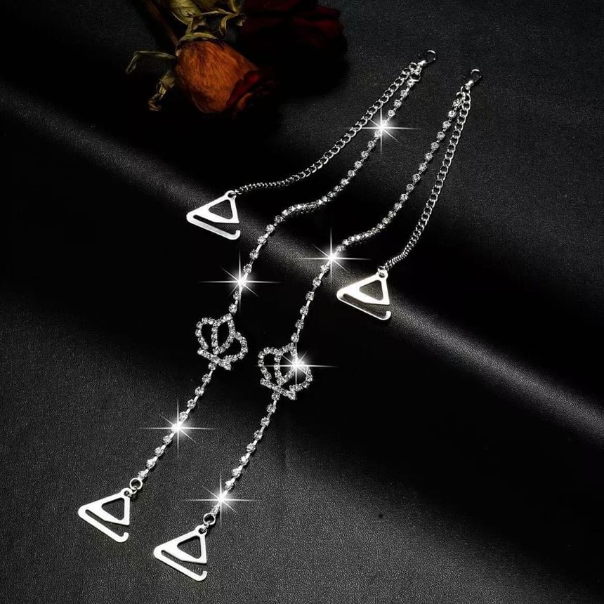 Strap Bra Heart CZ FashionChic