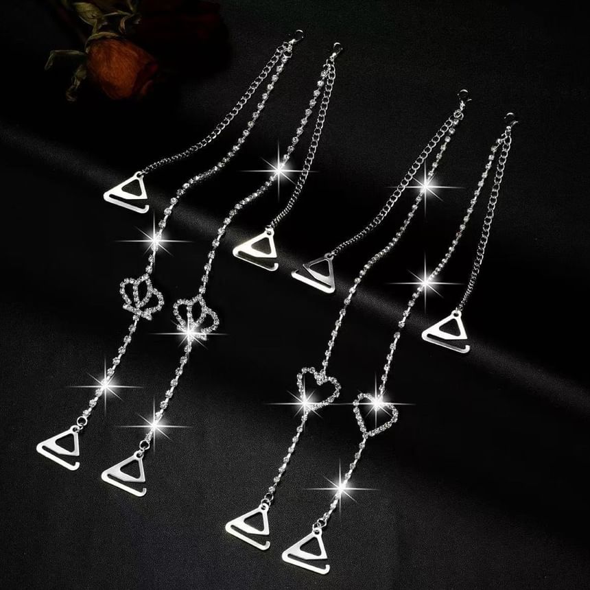 Strap Bra Heart CZ FashionChic