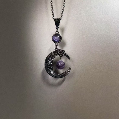 Beaded Moon Necklace FashionChic