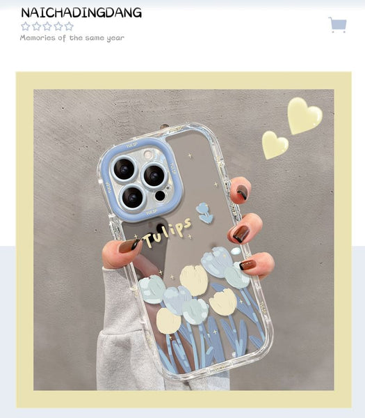 Mirrored Case Tulip Phone FashionChic