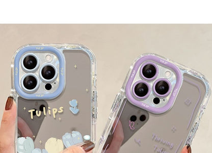 Mirrored Case Tulip Phone FashionChic