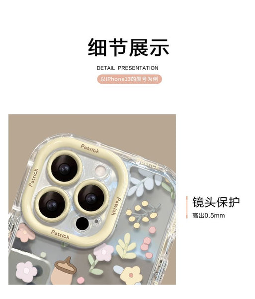 Phone Floral Case Mirrored FashionChic