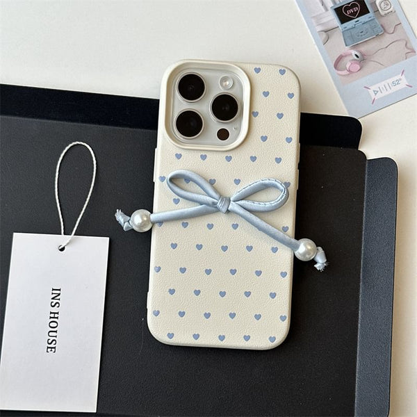 Adhesive Set Bow Phone Heart Case / Decoration FashionChic