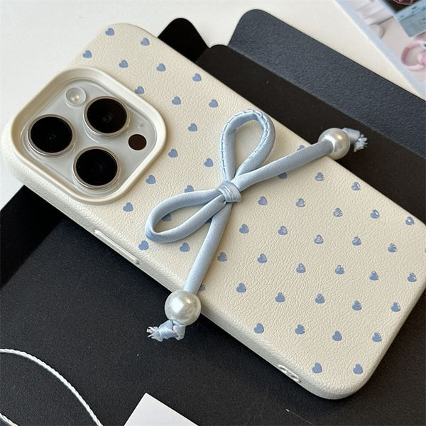 Adhesive Set Bow Phone Heart Case / Decoration FashionChic