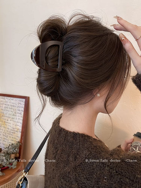 Hair Clip Plain Claw Acrylic FashionChic