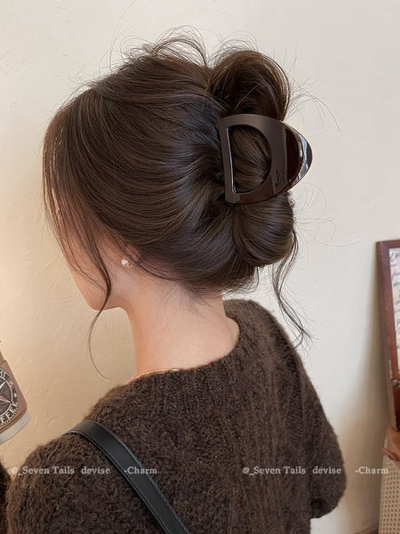 Hair Clip Plain Claw Acrylic FashionChic