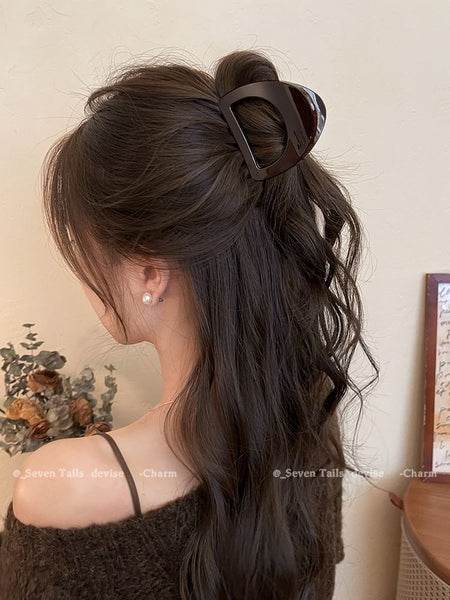 Hair Clip Plain Claw Acrylic FashionChic